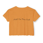 Crop Top - Hold on Pain Ends Design