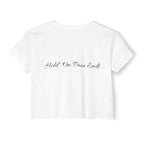 Crop Top - Hold on Pain Ends Design