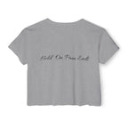 Crop Top - Hold on Pain Ends Design