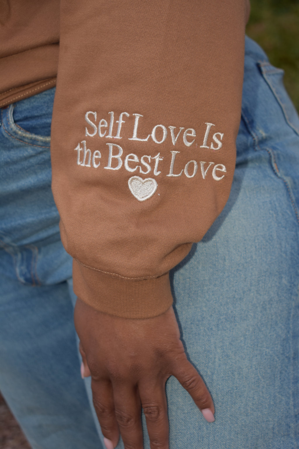 🧡 You Are Enough – Self-Love Affirmation Sweatshirt