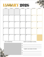 Sis, It’s Your Year – 2026 Vision Board Guide (Digital Workbook)