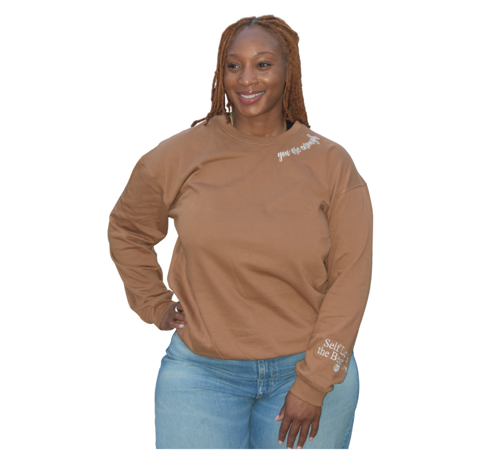 🧡 You Are Enough – Self-Love Affirmation Sweatshirt